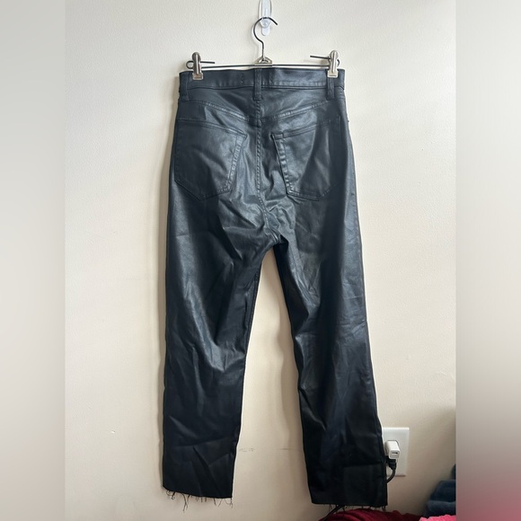 Abercrombie and Fitch Curve Love Ultra High Rise Ankle Straight Black Jeans 29 - Picture 2 of 5